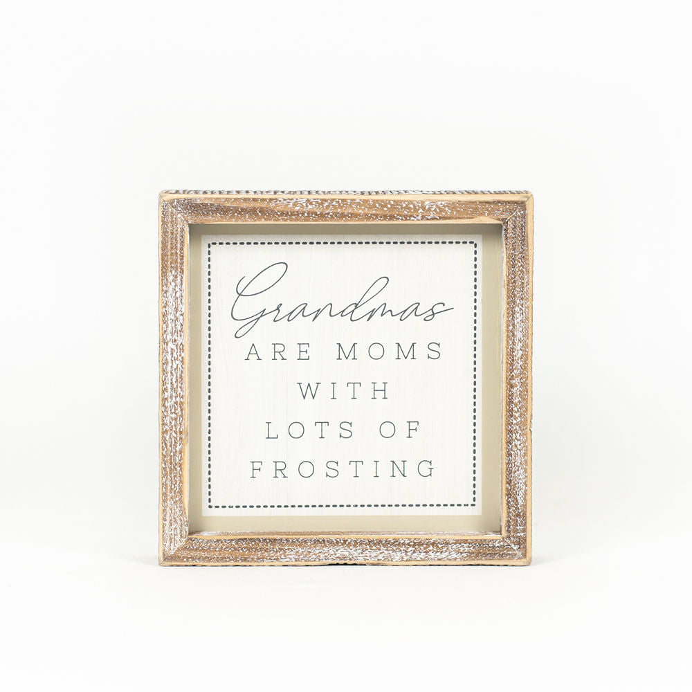 Reversible Grandma Framed Sign