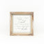Reversible Kids/Mom Framed Sign