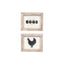 Reversible Free Range/Chicken Framed Sign