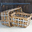 Bamboo and Metal Basket