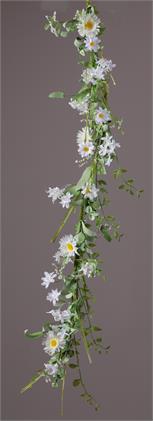 Garland With Daisies, Stephanotis and Assorted Greens