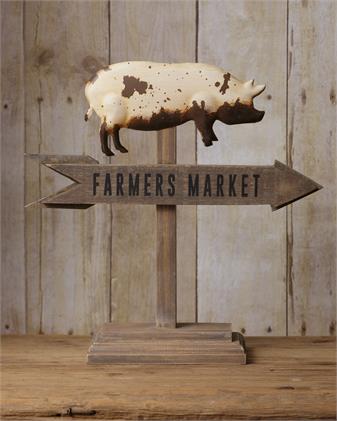 Farmers Market Tabletop Sign