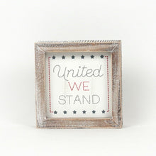 Load image into Gallery viewer, Reversible Squeeze The Day/United We Stand Framed Sign_CLEARANCE
