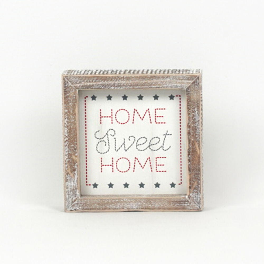 Reversible Lemon/Home Sweet Home Framed Sign