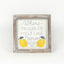 Reversible Lemon Drops/Red, White, Blue Framed Sign