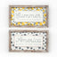 Reversible Summer/America Framed Sign