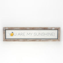 Load image into Gallery viewer, Reversible Sunshine/America Framed Sign_CLEARANCE
