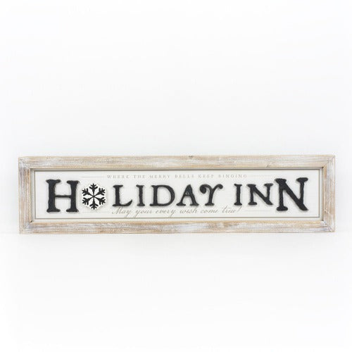 Reversible Holiday Inn Block Sign