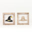 Reversible Witch/Pilgrim Hat Block Sign