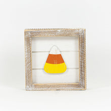 Load image into Gallery viewer, Reversible Candy Corn/Pumpkin Block Sign
