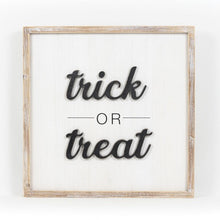 Load image into Gallery viewer, Reversible Trick Or Treat/Autumn Is My Favorite Color Block Sign trick or treat
