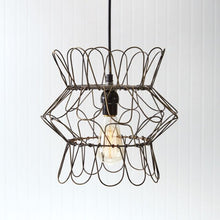 Load image into Gallery viewer, Small Wire Egg Basket Pendant Lamp
