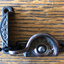 Antique Decorative Cast Iron & Bronze Window Sash Lock - 2⅝"