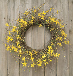 Star Forsythia Wreath