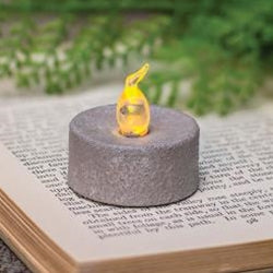 Cement Look Timer Tealight