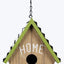 Wooden Bird House With Tin Roof - 2 Styles