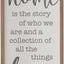 Wood Framed Linen Signs - 2 Styles - 31½" (store pickup only)