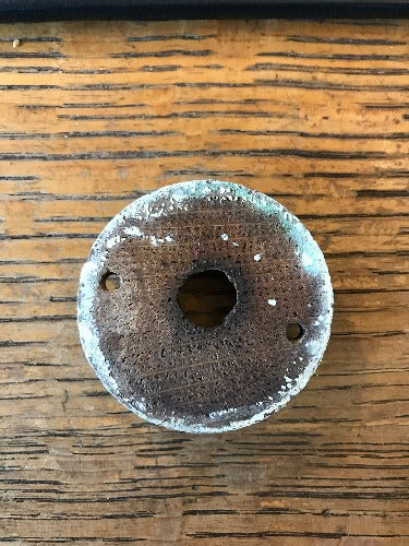 Antique Wood Rosette/Escutcheon - 2³⁄₁₆" back