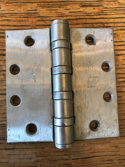 McKinney Commercial Ball Bearing Five Knuckle Steel Door Hinge -  4½" x 4½"