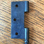 Antique Cast Iron  Door Hinge, Right Half Only - 3½" x 3" back
