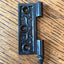 Antique Cast Iron  Door Hinge, Left Half Only - 3½" x 3" front
