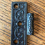 Antique Cast Iron Door Hinge, Half Only - 3½" x 3" front