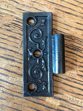 Load image into Gallery viewer, Antique Cast Iron Door Hinge, Half Only - 3½&quot; x 3&quot; front
