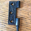 Antique Cast Iron  Door Hinge, Left Half Only - 3" x 2½" front