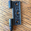 Antique Cast Iron  Door Hinge, Right Half Only - 3" x 2½" front
