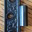Antique Cast Iron Door Hinge, Half Only - 3" x 2½" front