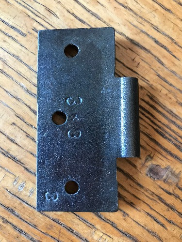 Antique Cast Iron Door Hinge, Half Only - 3" x 3" back