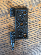 Load image into Gallery viewer, Antique Decorative Cast Iron Door Hinge - Right Half Only - 3&quot; x 3&quot;
