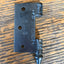 Antique Decorative Cast Iron Door Hinge - Right Half Only - 3" x 3"