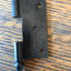 Antique Decorative Cast Iron Door Hinge - Left Half Only - 3" x 3"