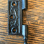 Antique Decorative Cast Iron Door Hinge - Left Half Only - 3" x 3"