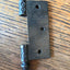 Antique Cast Iron  Door Hinge, Left Half Only - 3½" x 3" back