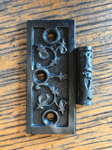 Antique Cast Iron Door Hinge - Half Only - 3½" x 3½"