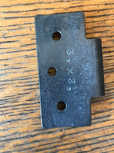 Antique Cast Iron Hinge - Half Only - 3½" x 3½" bottom