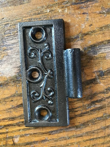 Antique Cast Iron Hinge - Half Only - 3½" x 3½"