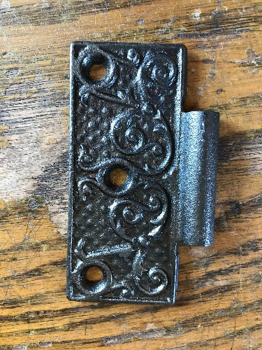 Antique Cast Iron Hinge - Half Only - 3½" x 3½"