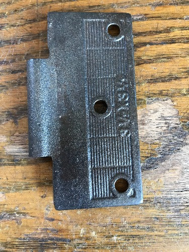 Antique Cast Iron Hinge - Half Only - 3½" x 3½" back