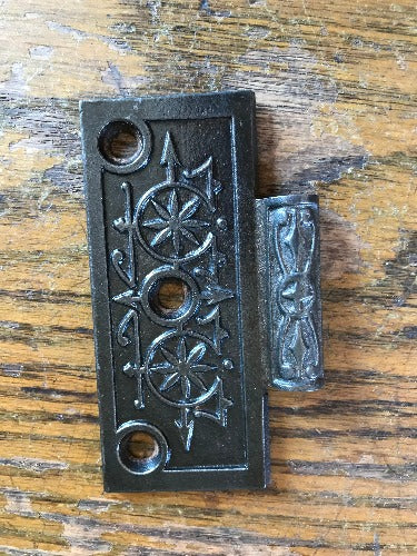 Antique Cast Iron Hinge - Half Only - 3½" x 3½"