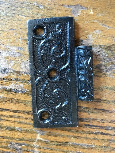 Antique Cast Iron Hinge - Half Only - 3½" x 3½"