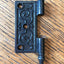 Antique Cast Iron Steeple Tip Door Hinge, Left Half Only - 3½" x 3½"