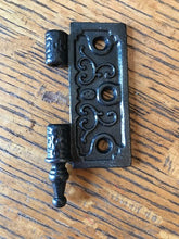 Load image into Gallery viewer, Antique Cast Iron Steeple Tip Door Hinge, Right Half Only - 3½&quot; x 3½&quot;
