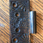 Antique Cast Iron Hinge - Half Only - 4" x 4"