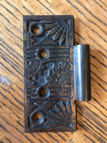 Antique Cast Iron Hinge - Half Only - 4" x 4"