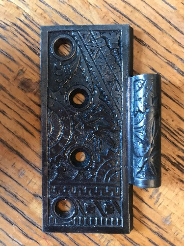 Antique Cast Iron Hinge - Half Only - 4" x 4"