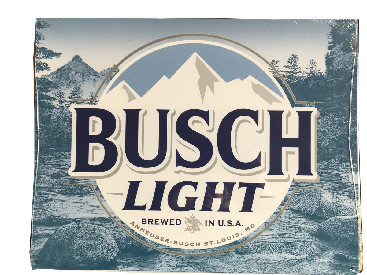 Busch Light Tin Sign