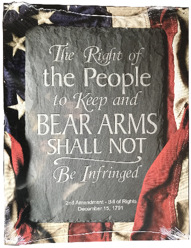 The Right of the People 2nd Amendment Tin Sign